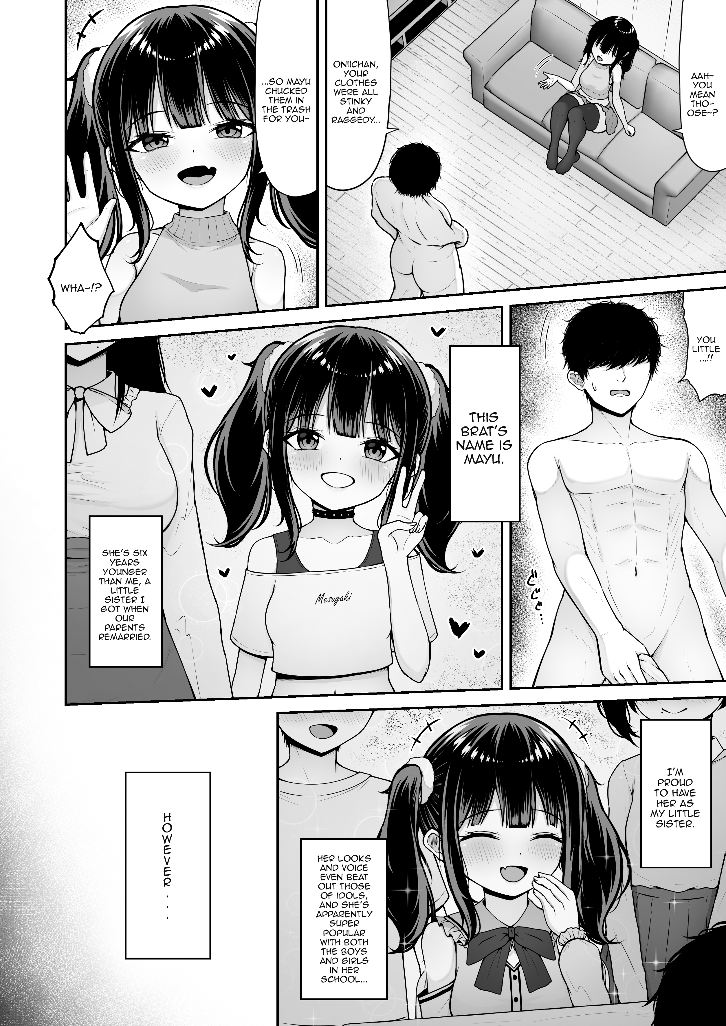 Hentai Manga Comic-My Bratty Little Sister Is Not Honest - First Part-Read-3